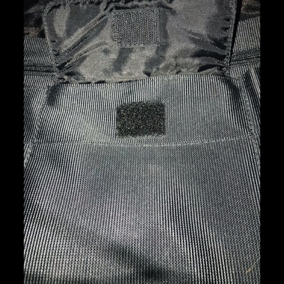 FALCHI SPORT black Microfiber UNISEX Commuter / computer Bag Lots of Pockets - Picture 15 of 16